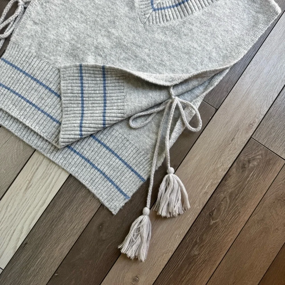 Free People Women's All Star Stripe Poncho | One Size | Excellent Condition